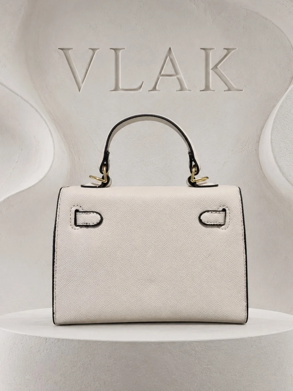 White Structured Satchel + Trina Turk Wallet – Satchel w/ Cosmetic Imperfections
